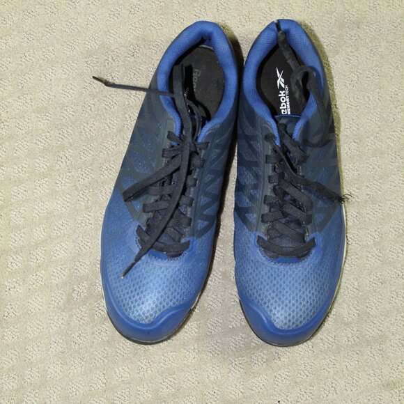 Reebok Shoes | Men's Sz 12W Blue Black Microweb Sublite Steel Toe Astm F2413-18 - Picture 2 of 6